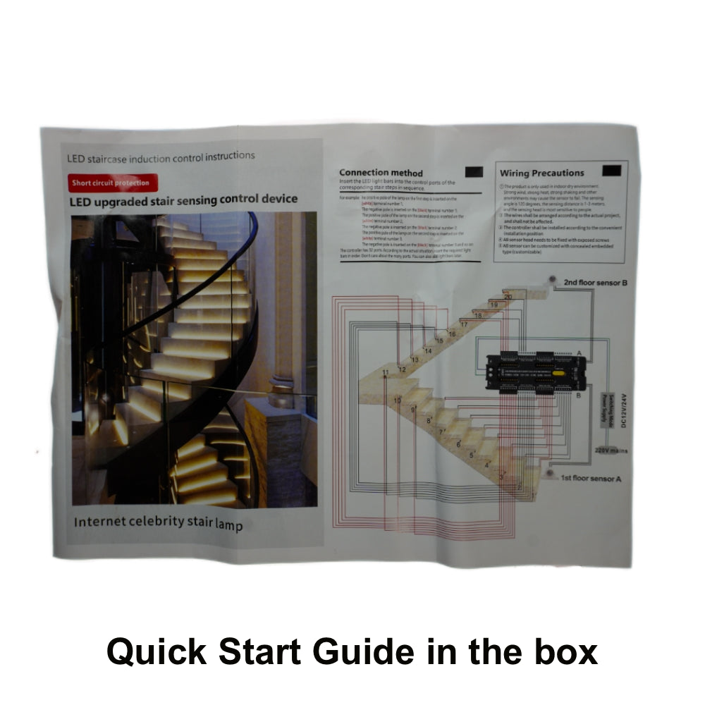Intelligent Stair LED Light Controller – Pro Edition with Built-In Effects