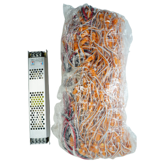 4Feet x 60Feet Warm White Single Color 9mm High Brightness Toran LED Decoration Lights