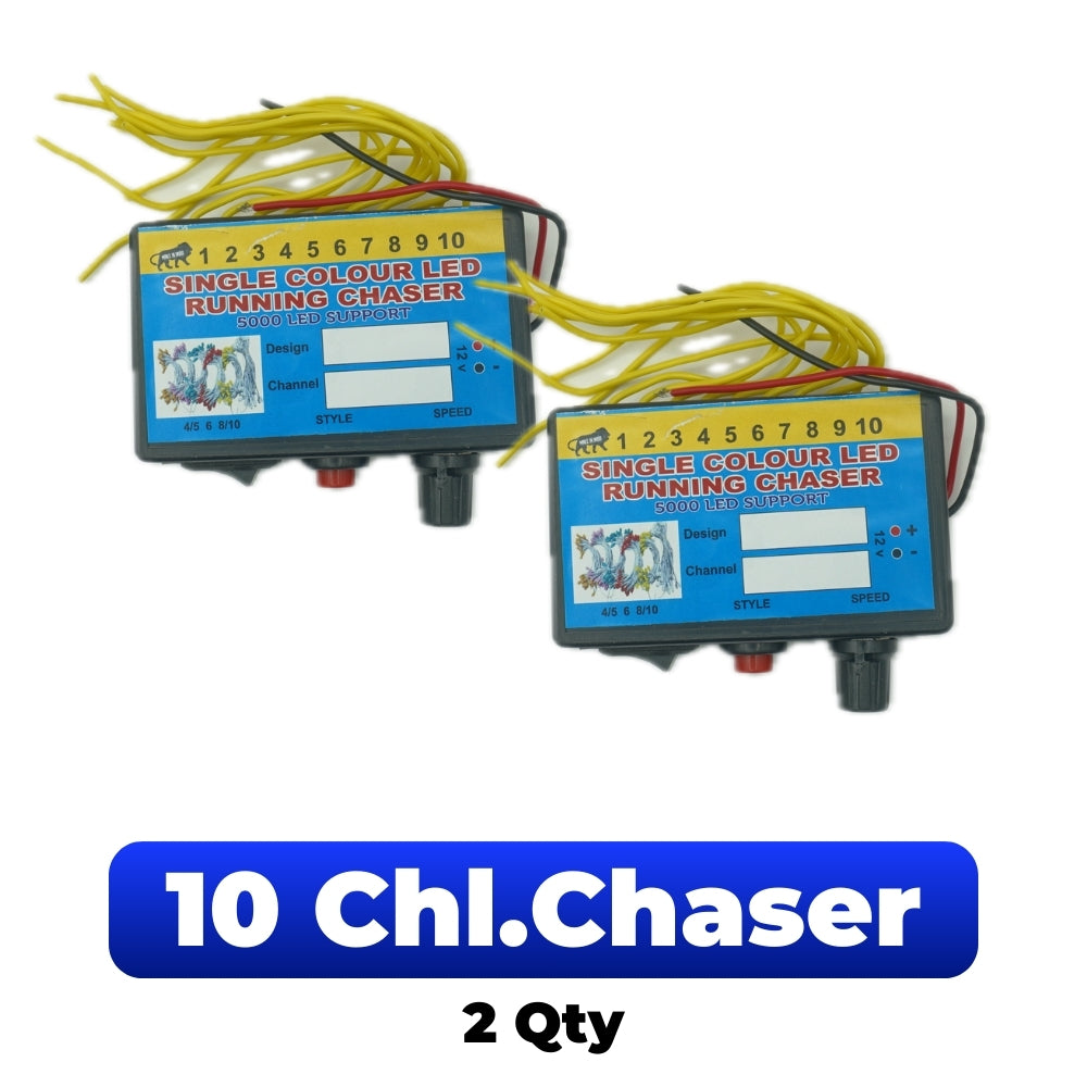 Mega Pixel LED Combo – All Channel Chasers + Dual 12V Power Solution