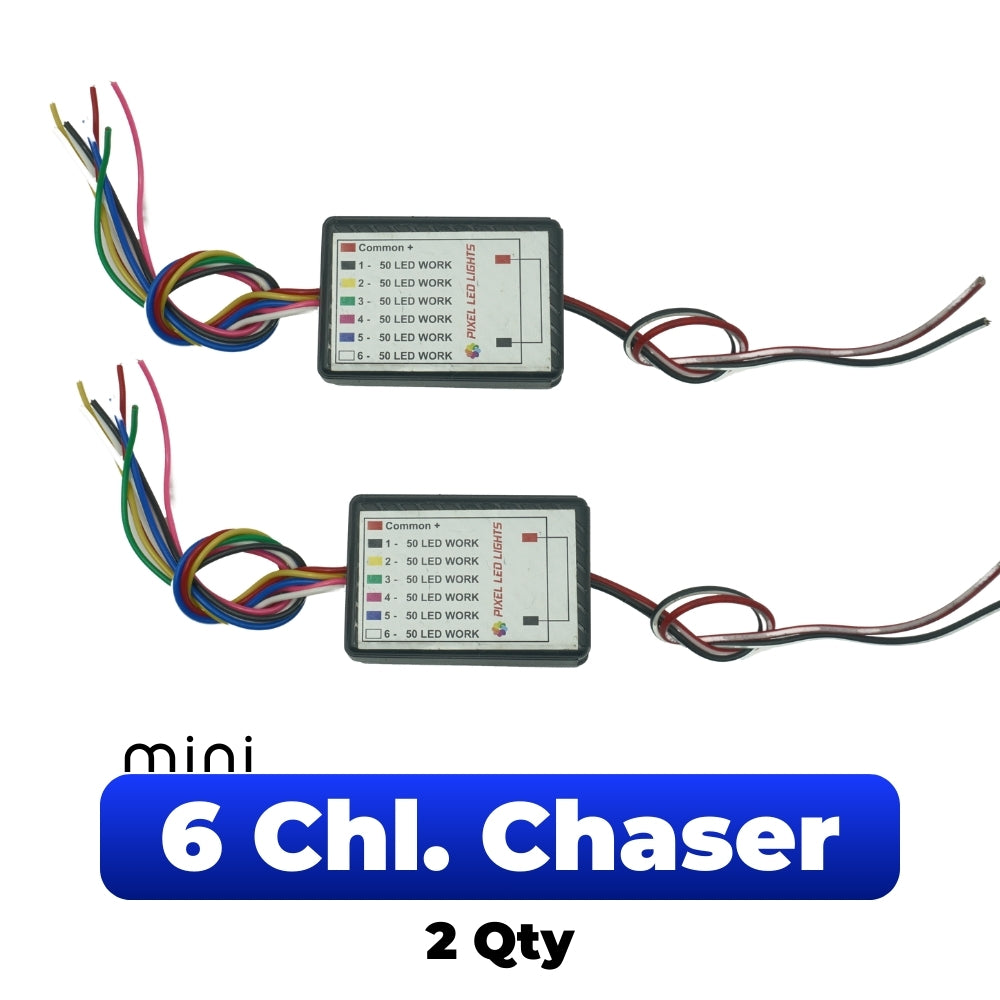 Mega Pixel LED Combo – All Channel Chasers + Dual 12V Power Solution