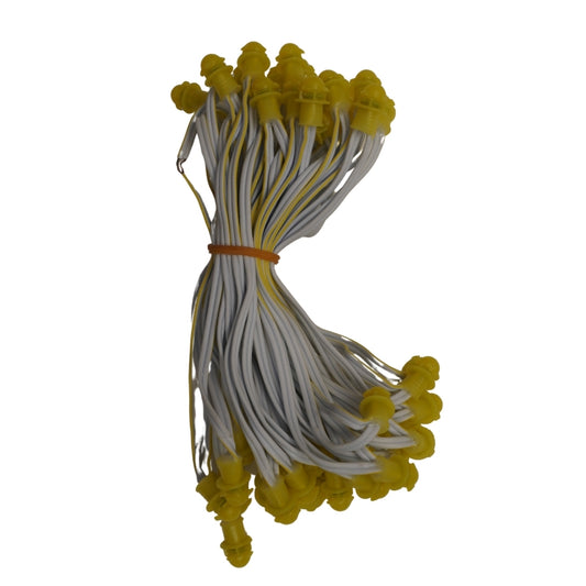 Pixel LED 5inch (Frosted Single Color, 50LEDs) 20 Feet Length - Yellow