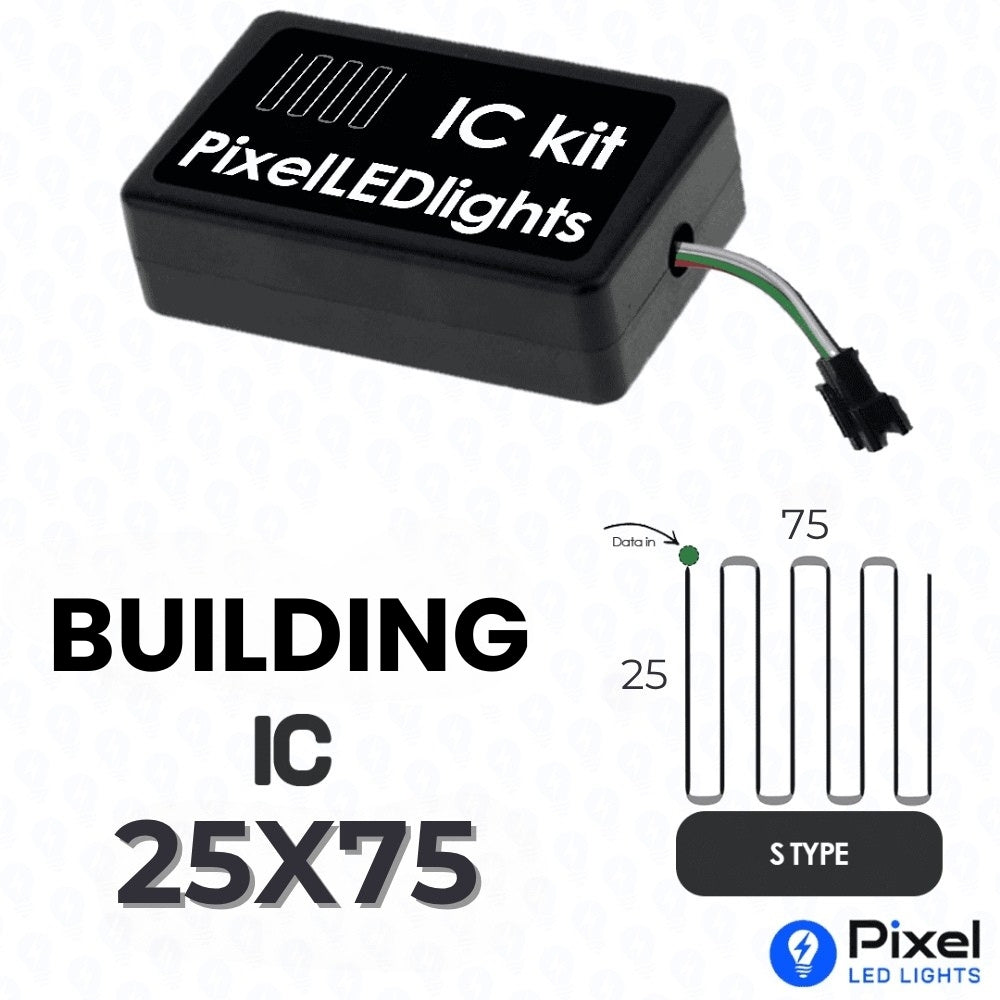 Pixel LED IC Controller 25x75 S For Building