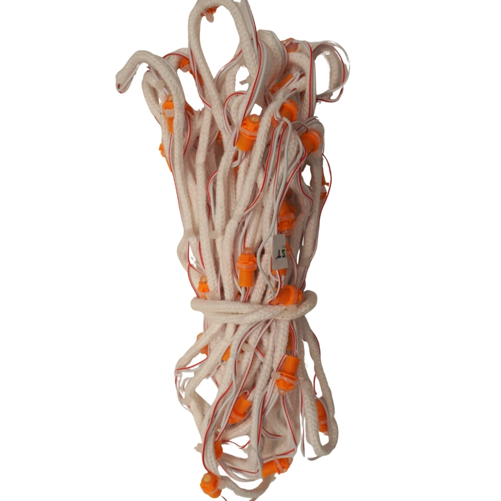Pixel LED 5inch Warm White on Rope (50LEDs) 20 Feet Length