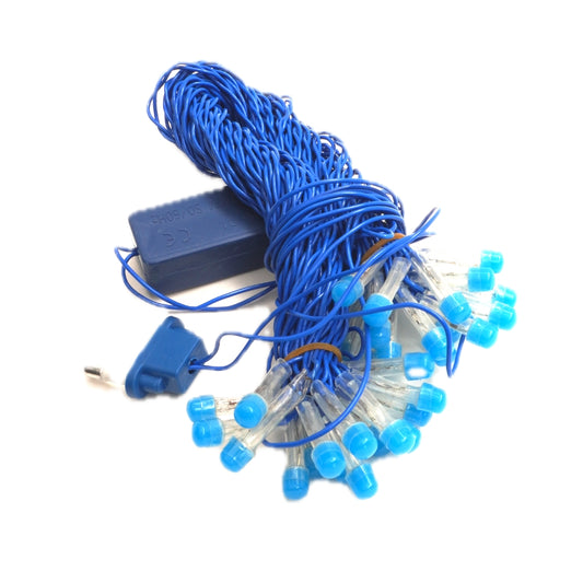 8mm Blue LED Decorative String Lights for Diwali, Christmas & Festive Decoration (10m)