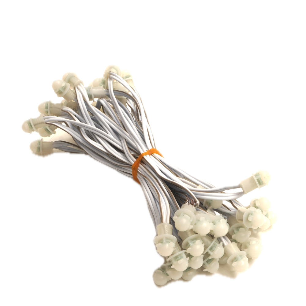 Pixel LED 5inch (Frosted Single Color, 50LEDs) 20 Feet Length - Warm White