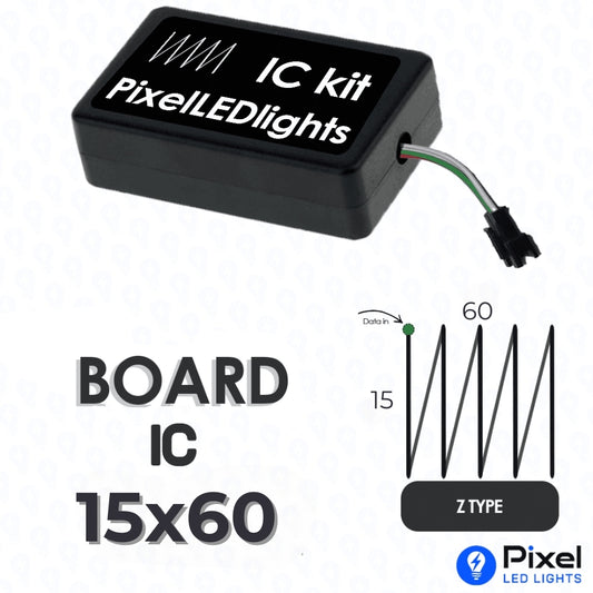 Pixel LED IC Controller for Board Panel Z Type 15×60 – 30+ Dynamic Effects