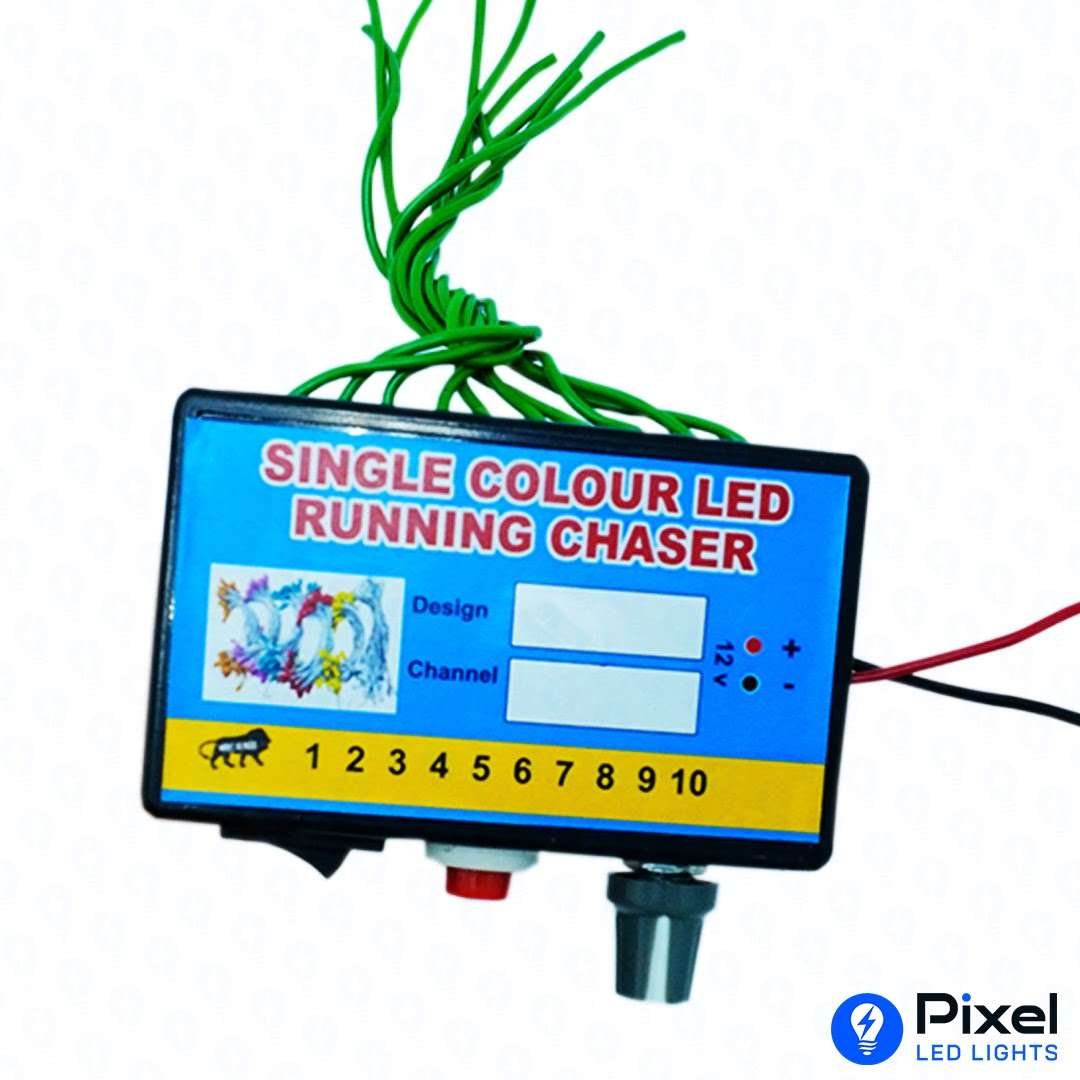 12V 10-Channel DC Chaser with Multi-Functions (500 LEDs per Channel)