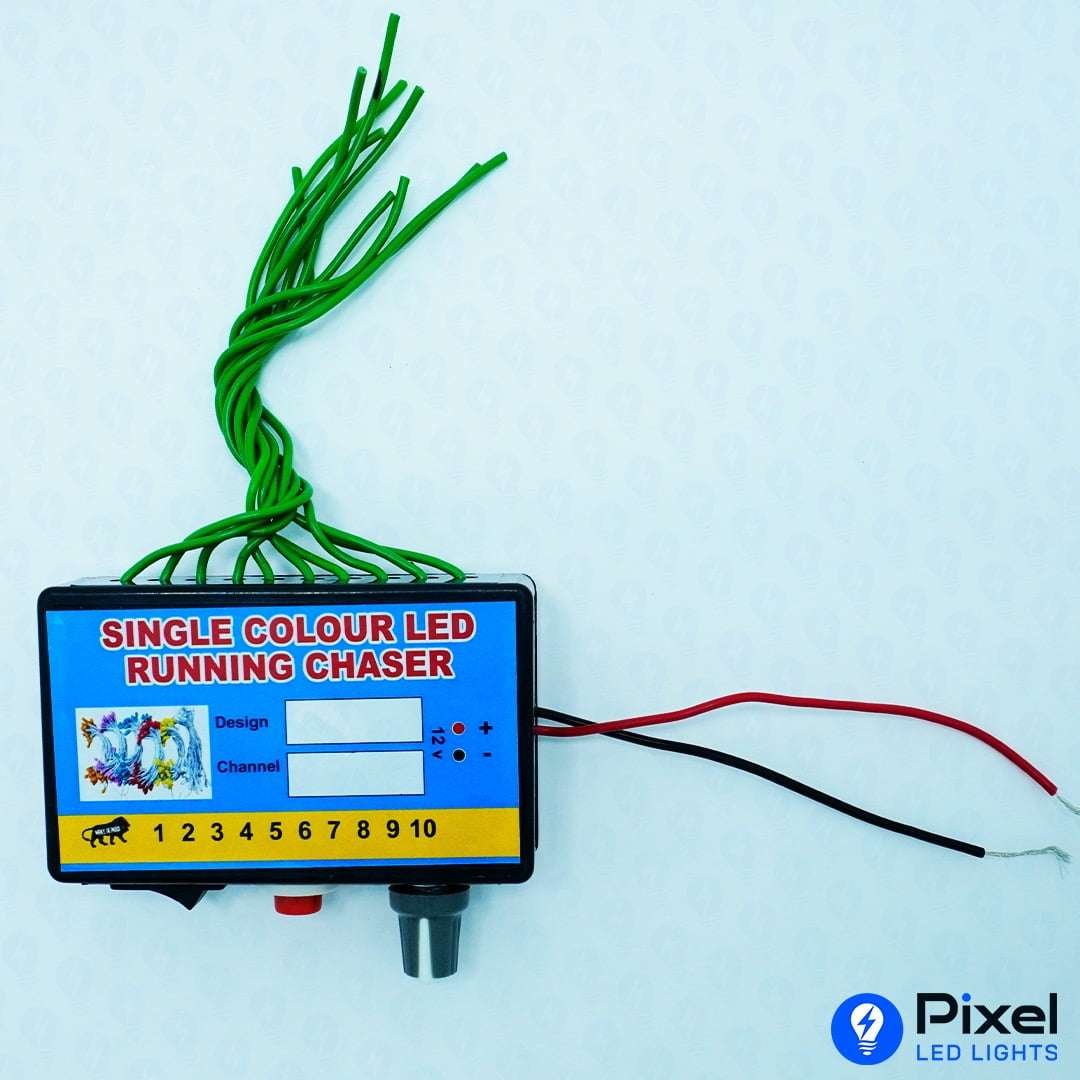 12V 10-Channel DC Chaser with Multi-Functions (500 LEDs per Channel)