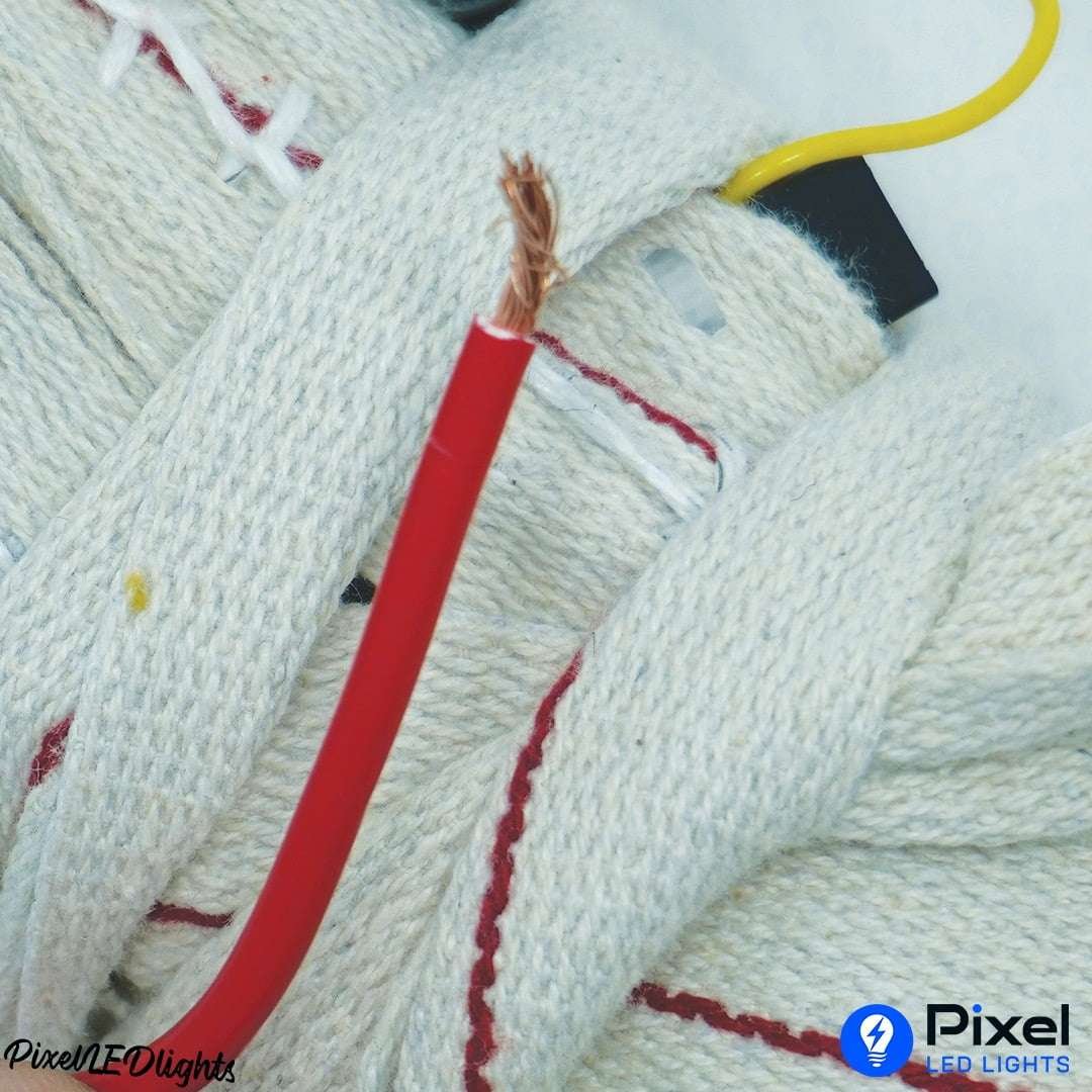 20 Feet Connection Patta for Pixel LED (20 Port Type) with 2.5mm Copper - SKU 4010