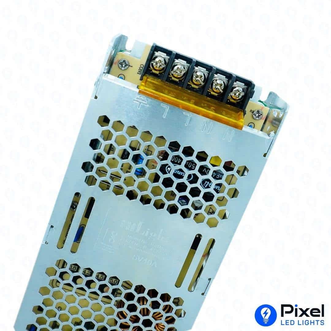 5V 40A HiLight Pixel LED Power Supply for 600 LEDs (Metal Body) - Max 200W Output - SKU 3005
