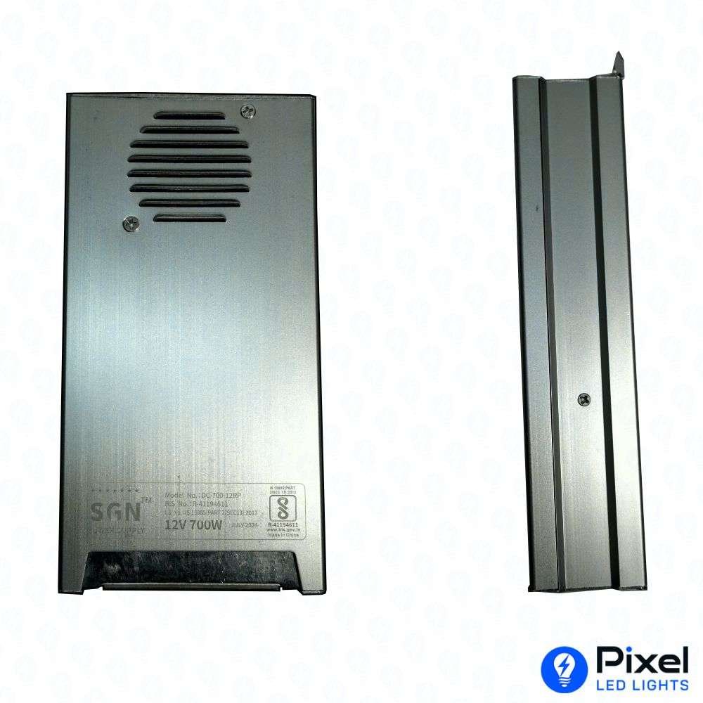12V 60A SGN Power Supply – 700W Output (Rainproof Metal Body)