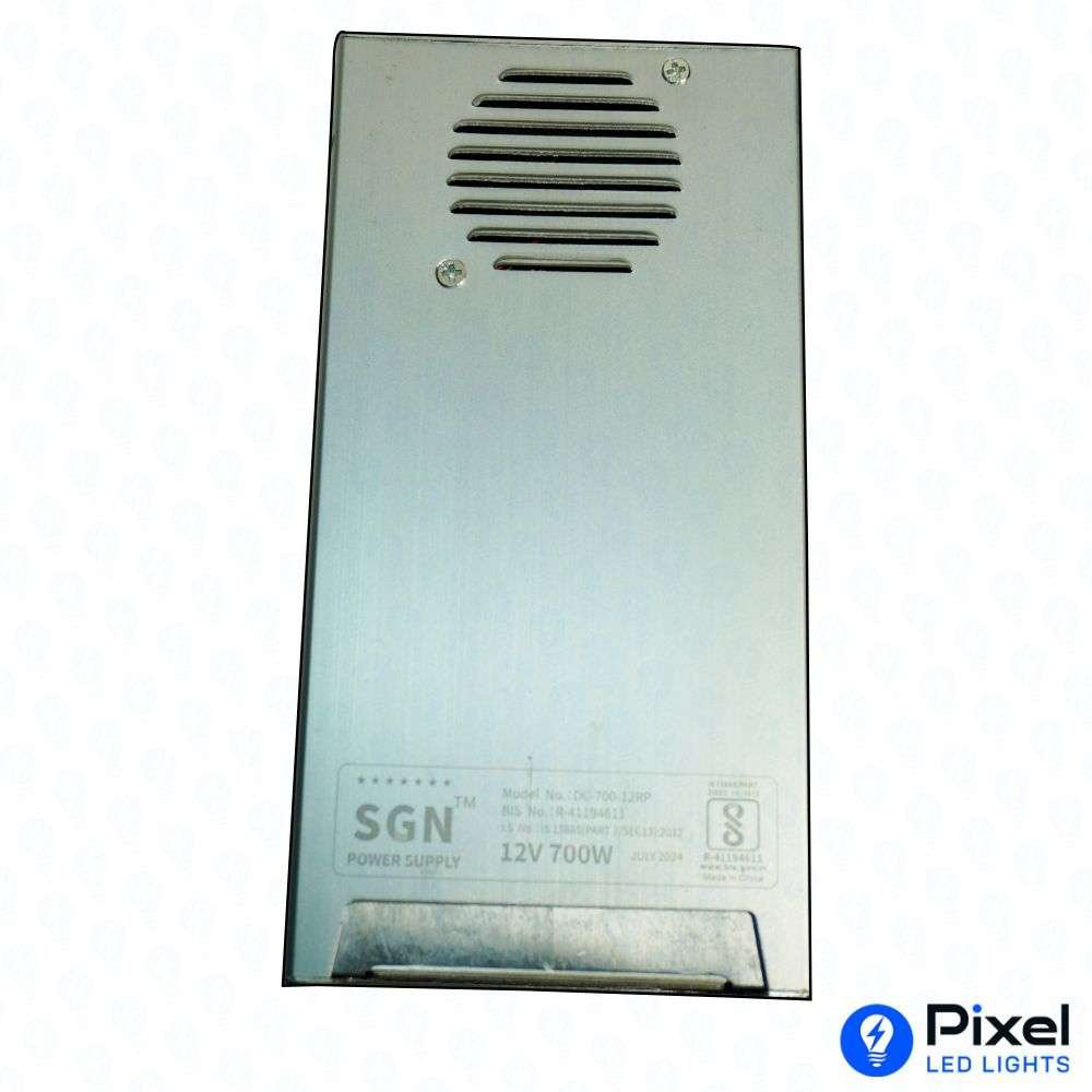 12V 60A SGN Power Supply – 700W Output (Rainproof Metal Body)