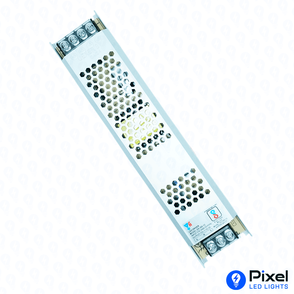 12V 35A Gexer Slim Power Supply – 400W Output (Metal Body)