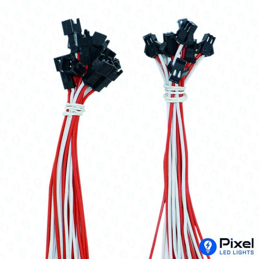 Copper Wire 2 Pin Connectors - (Pack of 10)