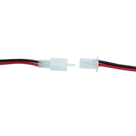 Heavy-Duty 2 Pin Copper Connector with White Cap - (Pack of 10)