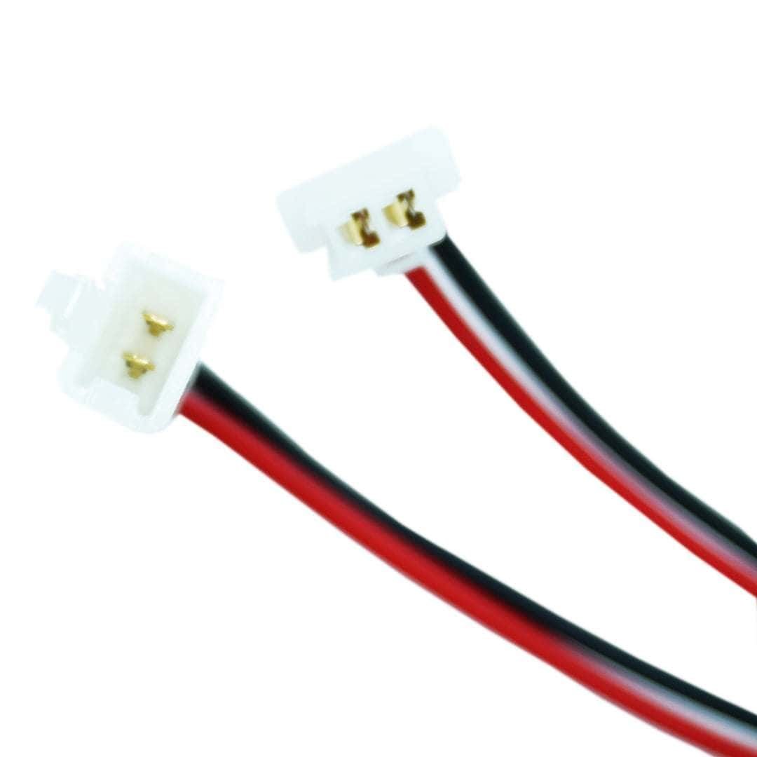 Heavy-Duty 2 Pin Copper Connector with White Cap - (Pack of 10)