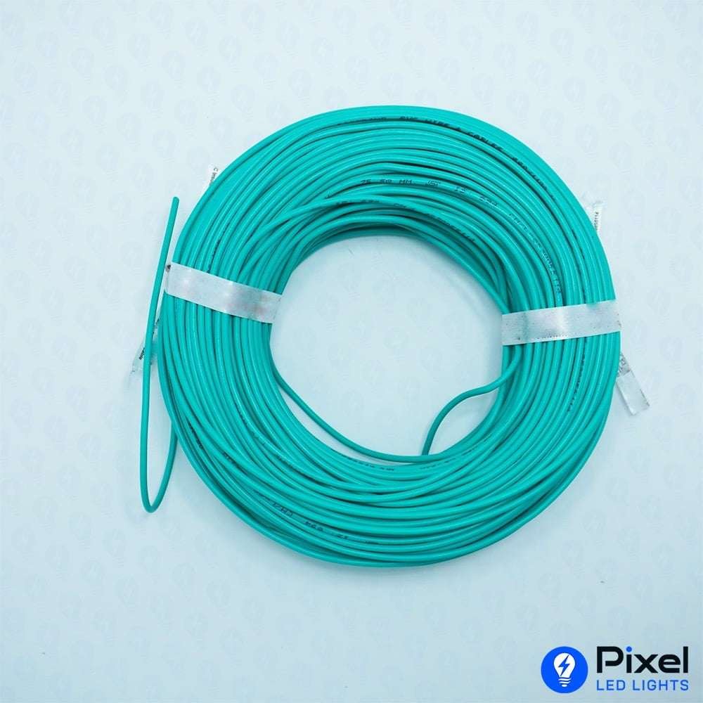 1.0 mm Single-Core Green Copper Wire, High Durability - SKU 7012