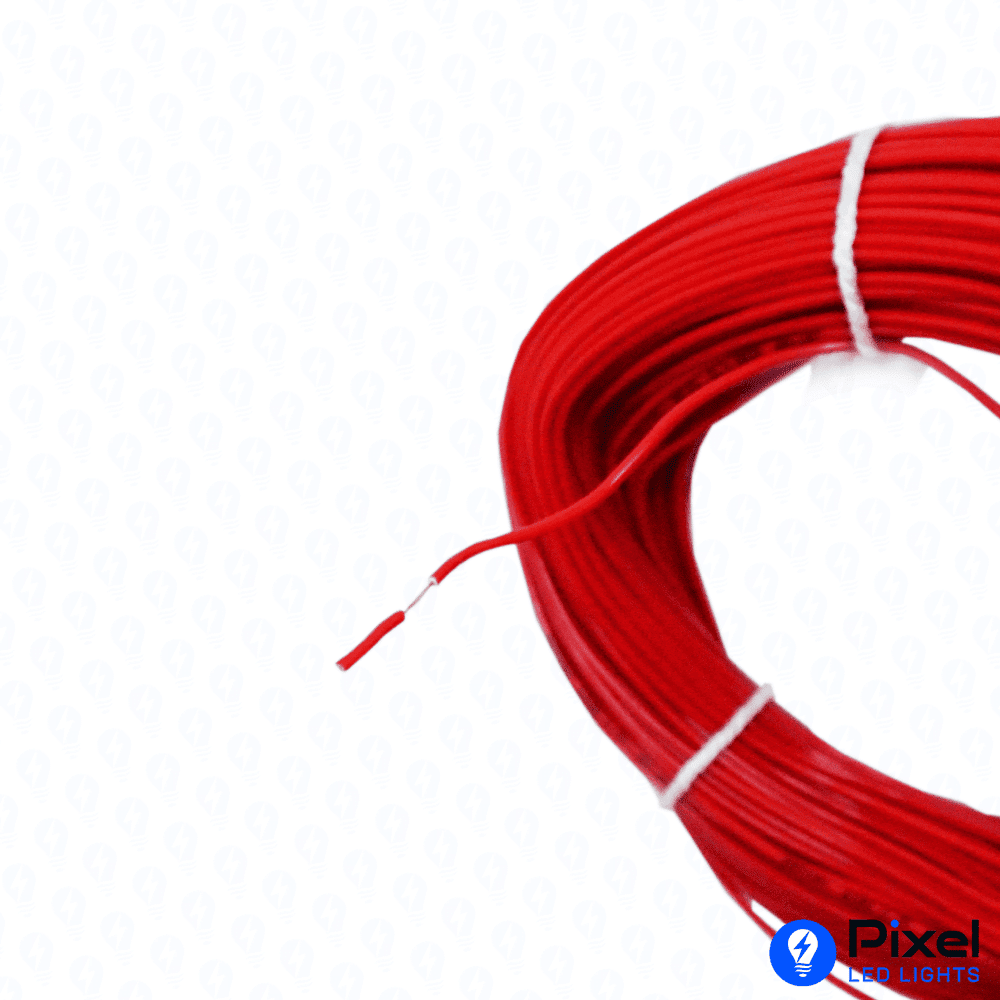 1.0 mm Single-Core Red Copper Wire, High Durability