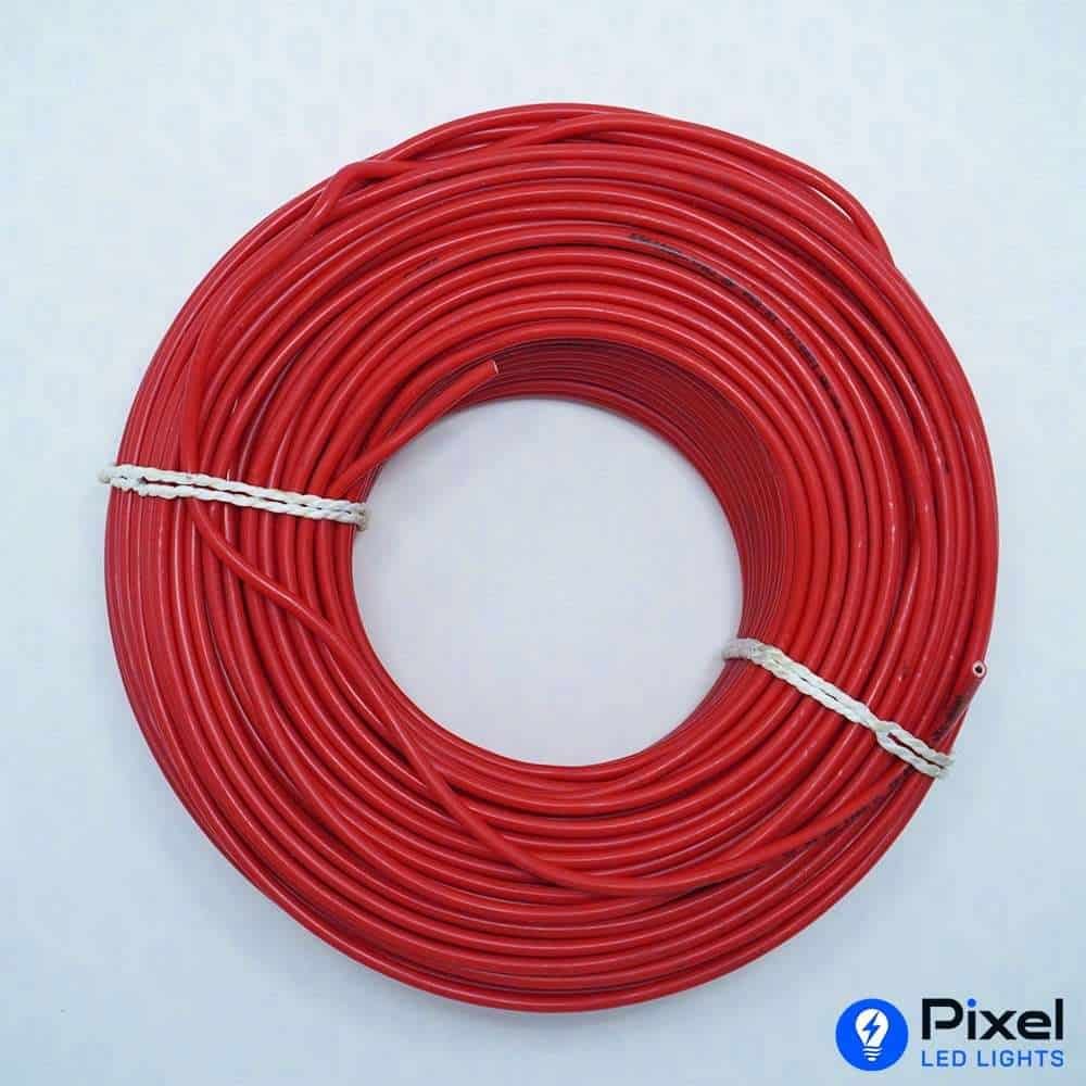 2.5 mm Single-Core Red Copper Wire, High Durability - SKU 7016