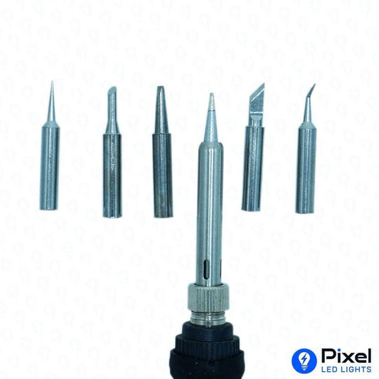 60-Watt Temperature Adjustable Electric Soldering Iron with Soldering Bits - SKU 8036