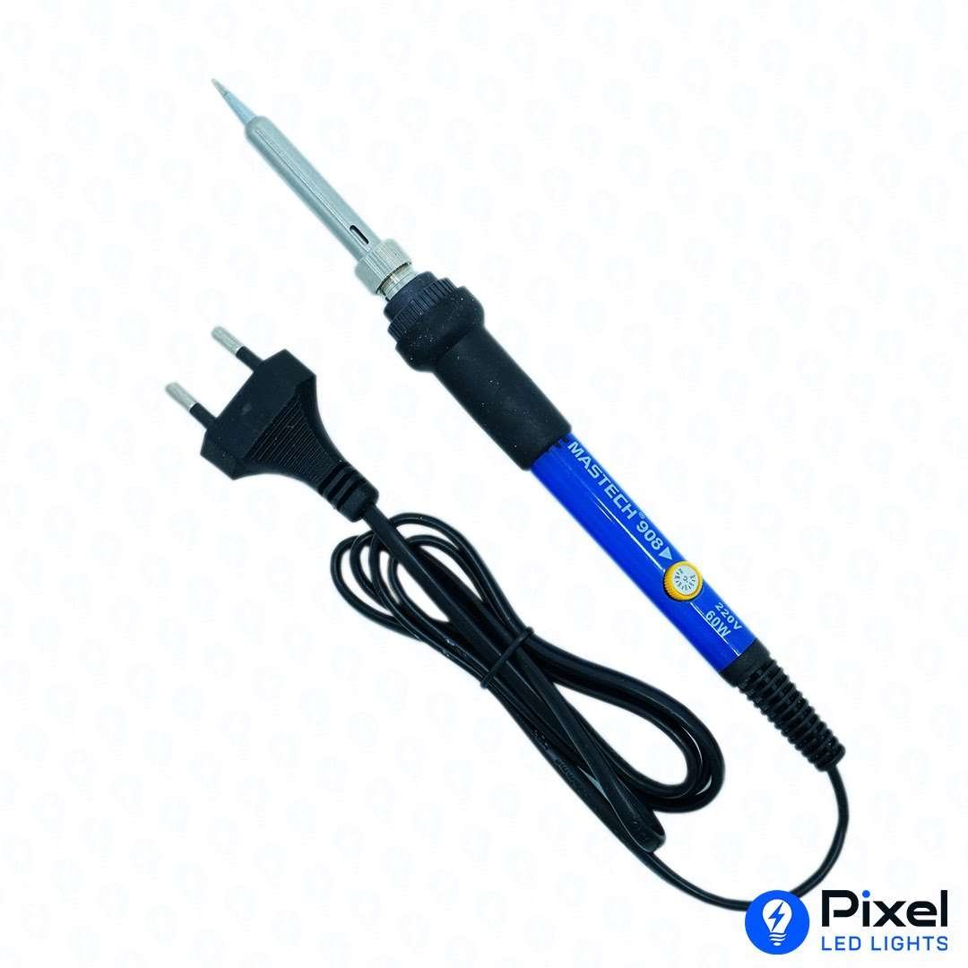 60-Watt Temperature Adjustable Electric Soldering Iron with Soldering Bits - SKU 8036