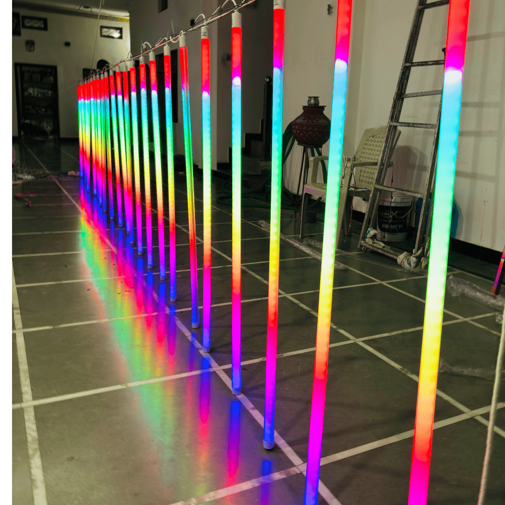 Multi-Color RGB LED Tube Light Set – 5PCS for Home, Events & DIY Lighting