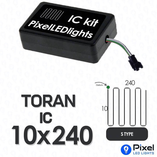 Pixel LED IC Controller for Toran S Type 10×240 – 30+ Dynamic Effects
