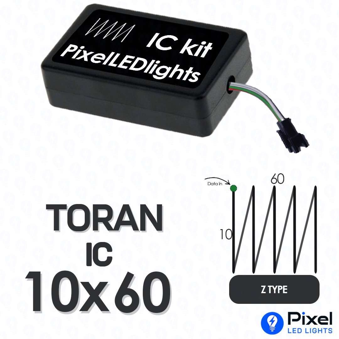 Pixel LED IC Controller for Toran Z Type 10×60 – 30+ Dynamic Effects