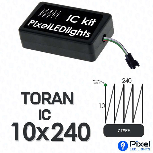 Pixel LED IC Controller for Toran Z Type 10×240 – 30+ Dynamic Effects