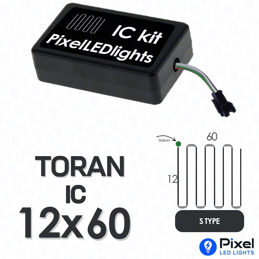 Pixel LED IC Controller for Toran S Type 12×60 – 30+ Dynamic Effects