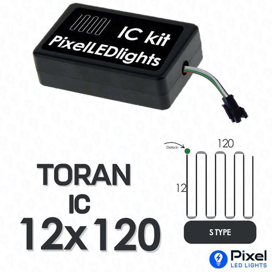 Pixel LED IC Controller for Toran S Type 12×120 – 30+ Dynamic Effects
