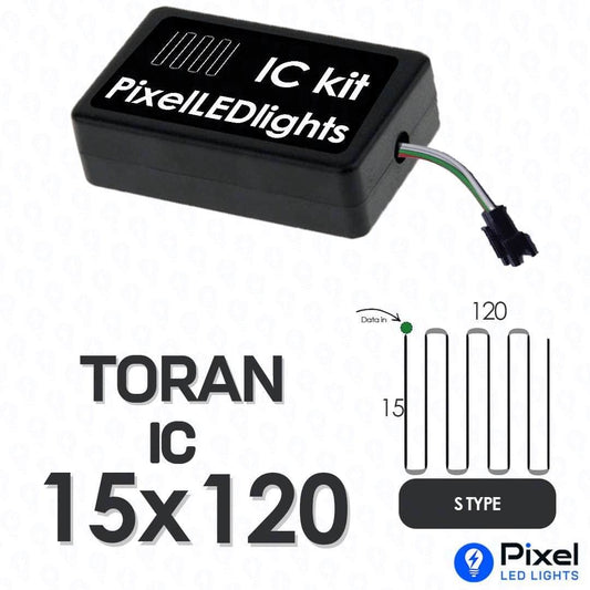 Pixel LED IC Controller for Toran S Type 15×120 – 30+ Dynamic Effects