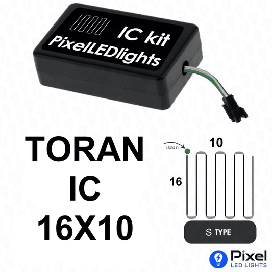 Pixel LED IC Controller for Toran S Type 16×10 – 30+ Dynamic Effects