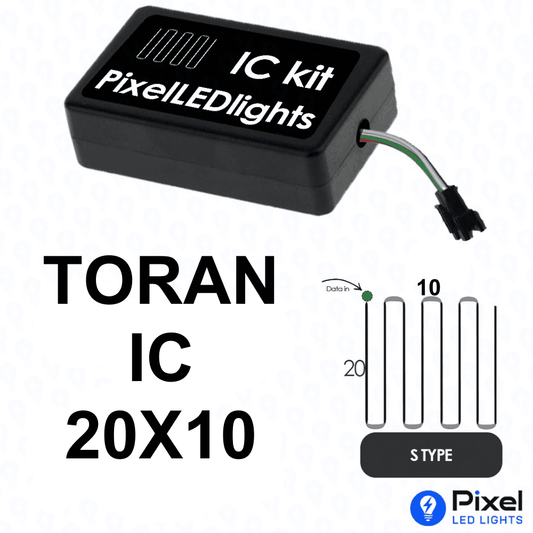 Pixel LED IC Controller for Toran S Type 20×10 – 30+ Dynamic Effects