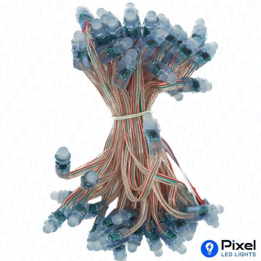 Pixel LED 5inch Gel wire (Multicolor, WS2811, 50LEDs) 20 Feet Length