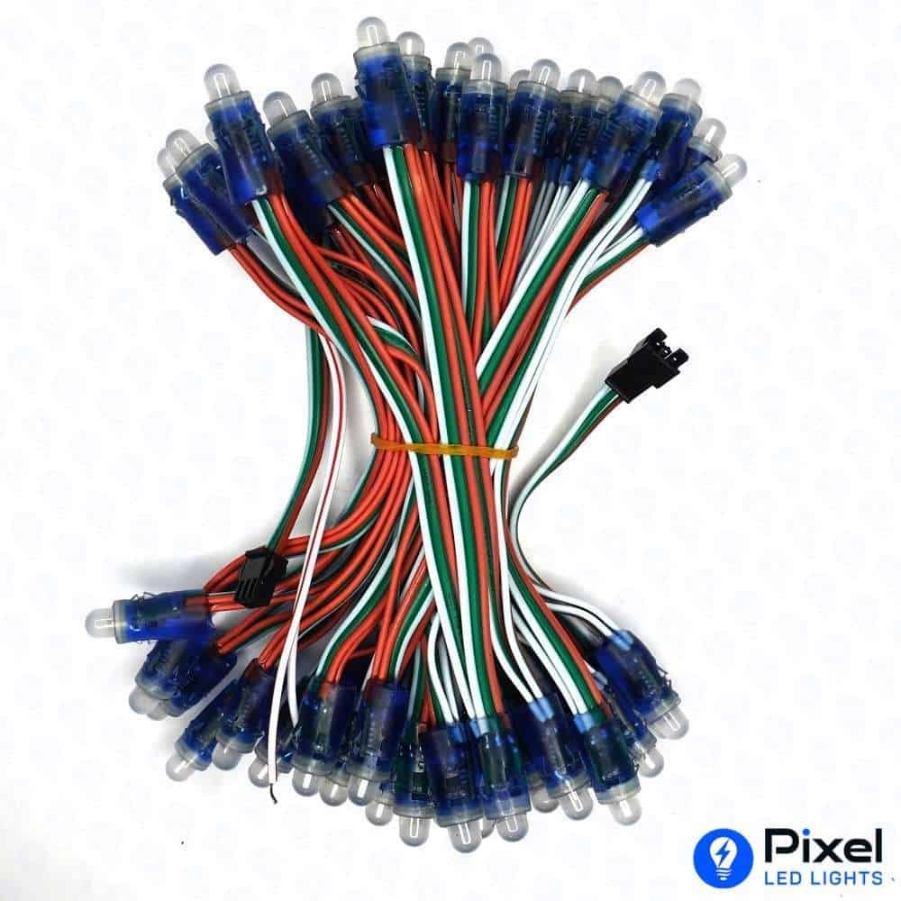 Pixel LED 5inch (Multicolor, WS2811, 50LEDs) 20 Feet Length (MST) - SKU 1009