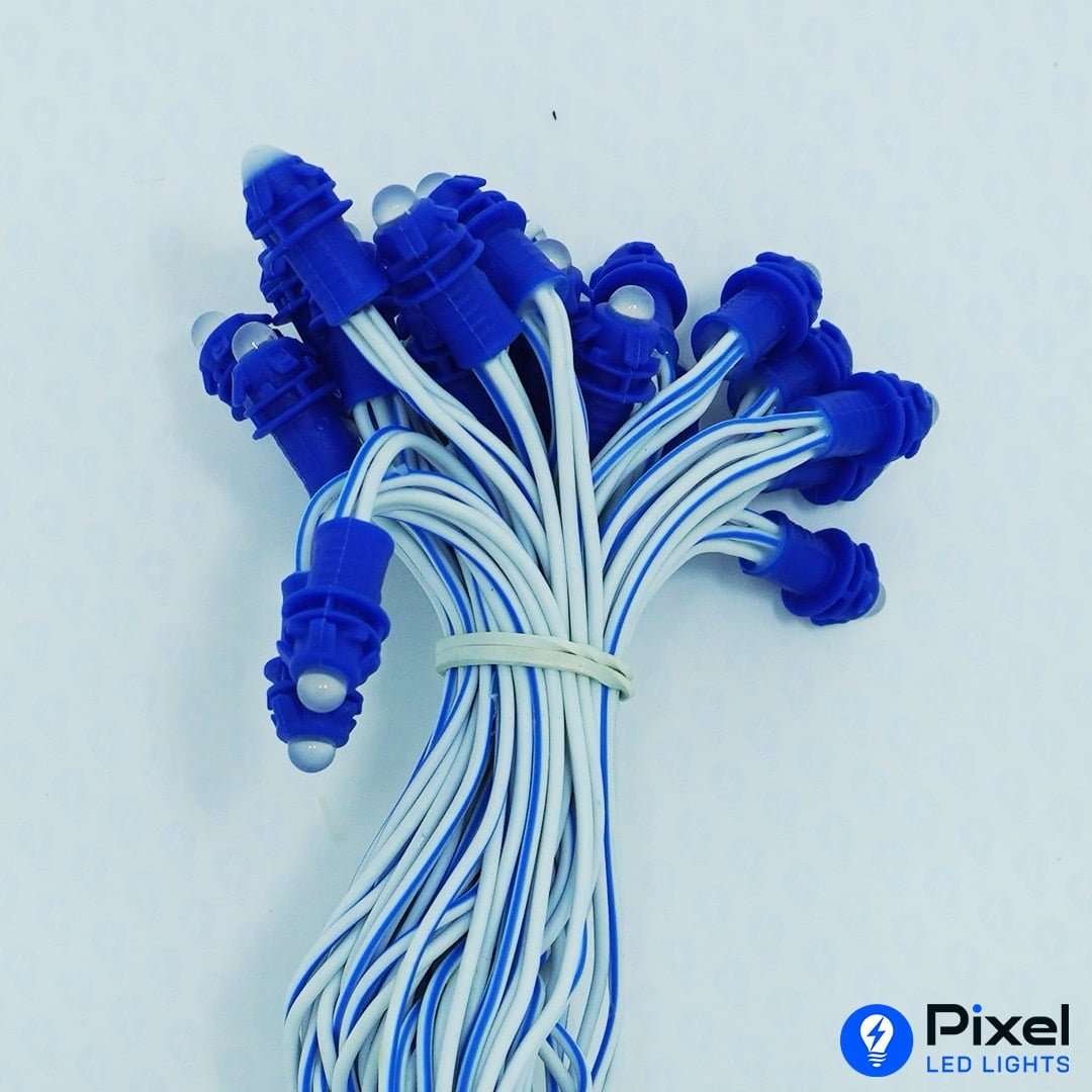 Pixel LED 5inch (Single Color, 50LEDs) 20 Feet Length - Blue