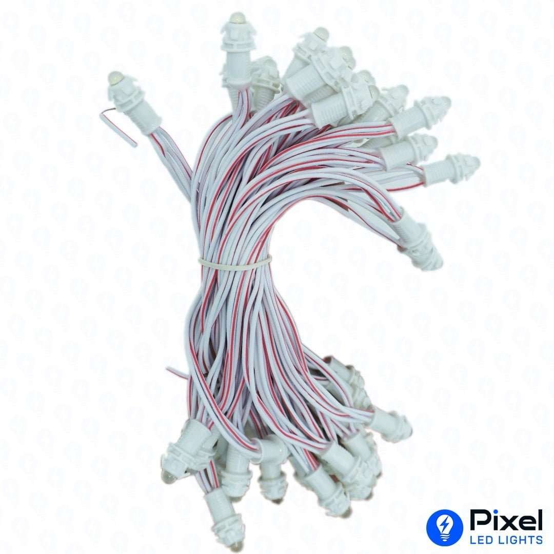 Pixel LED 5inch (Single Color, 50LEDs) 20 Feet Length - White