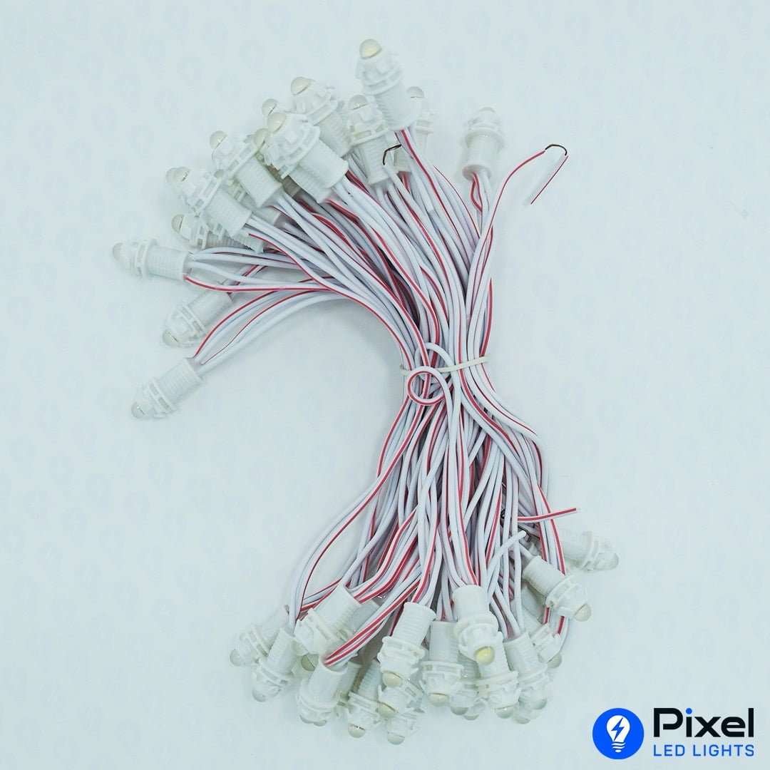 Pixel LED 5inch (Single Color, 50LEDs) 20 Feet Length - White