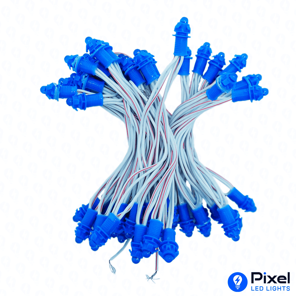 Pixel LED 3inch (Single Color, 50LEDs) 12 Feet Length - Blue