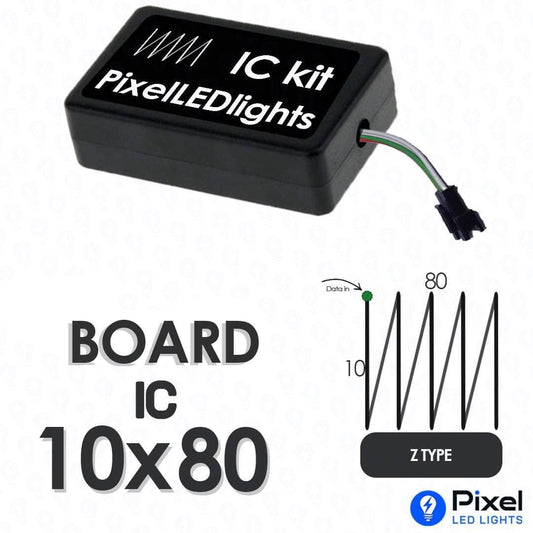 Pixel LED IC Controller for Board Panel Z Type 10×80 – 30+ Dynamic Effects