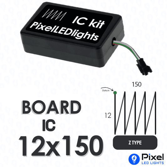 Pixel LED IC Controller for Board Panel Z Type 12×150 – 30+ Dynamic Effects