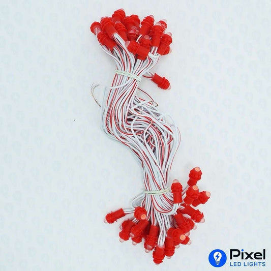 Pixel LED 7inch (Single Color, 50LEDs) 28 Feet Length - Red