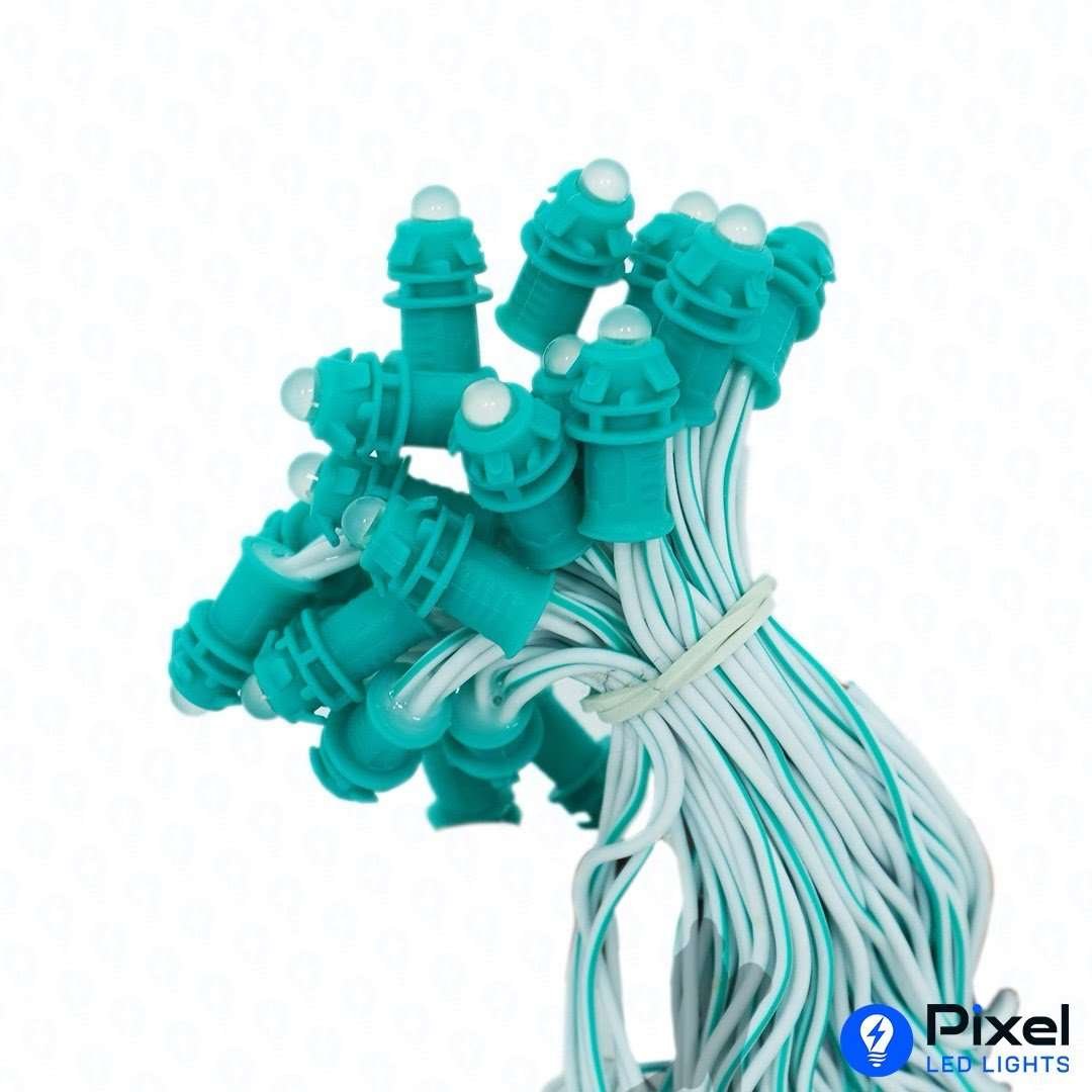 Pixel LED 7inch (Single Color, 50LEDs) 28 Feet Length - Green