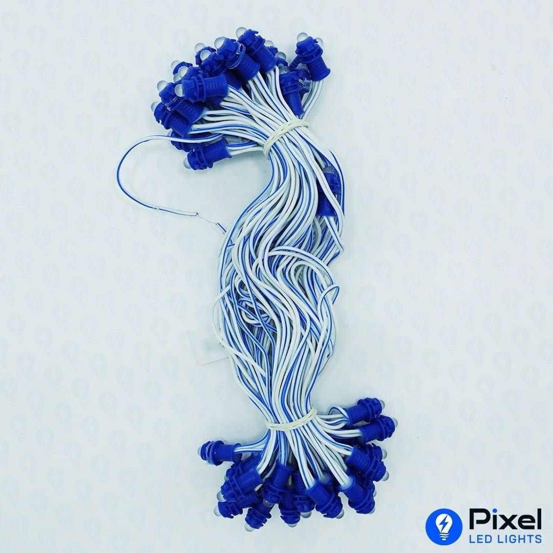 Pixel LED 7inch (Single Color, 50LEDs) 28 Feet Length - Blue