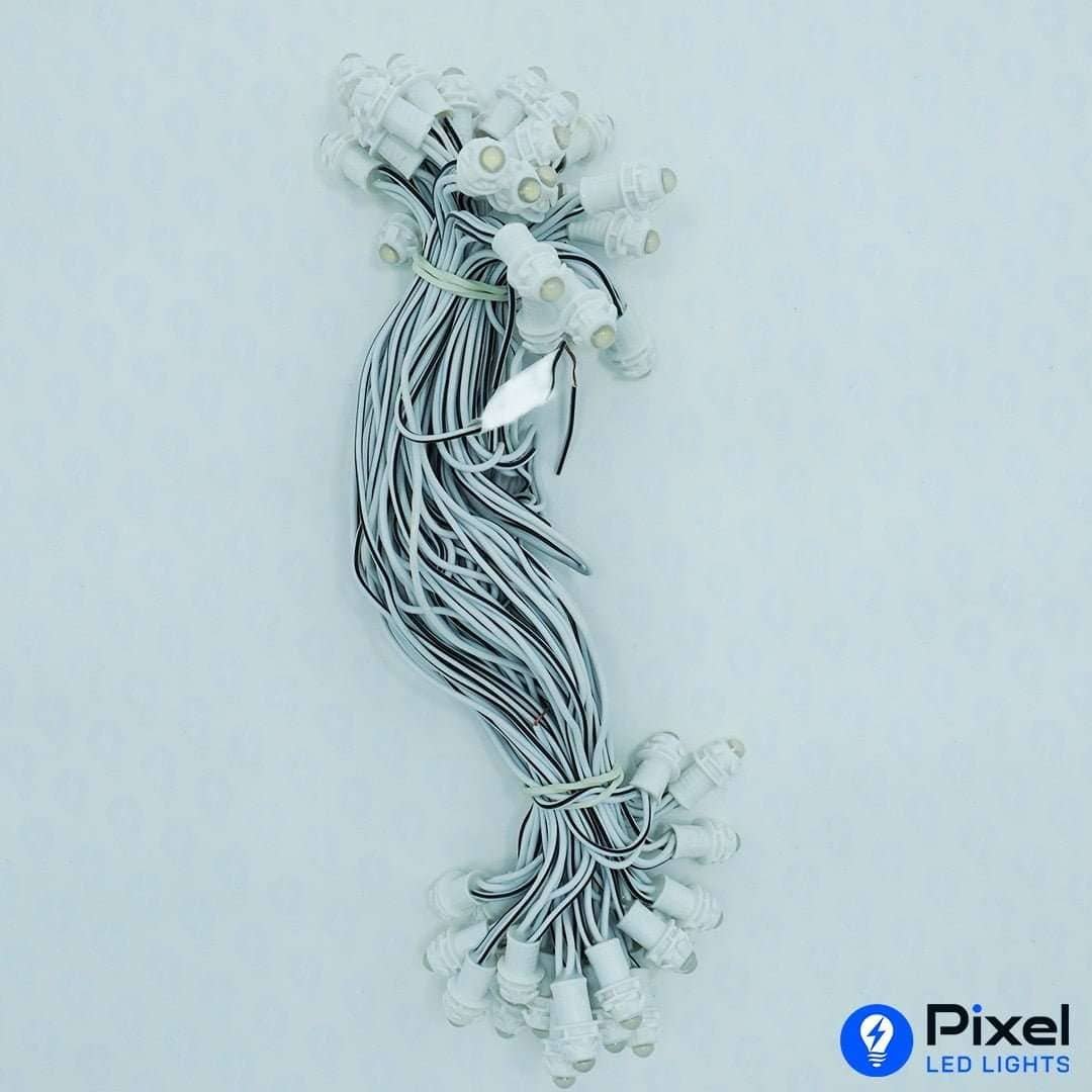 Pixel LED 7inch (Single Color, 50LEDs) 28 Feet Length - White