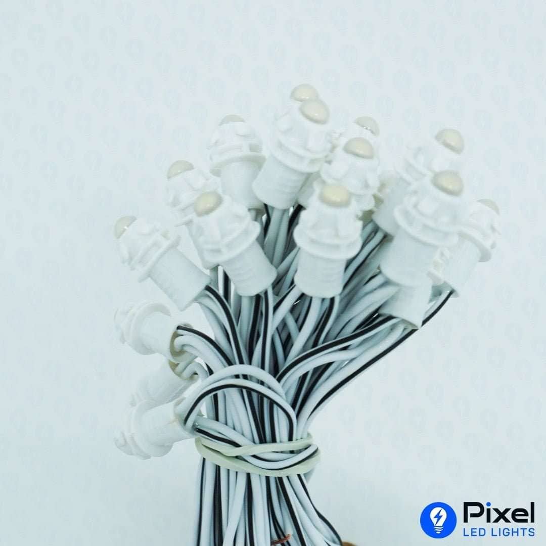 Pixel LED 7inch (Single Color, 50LEDs) 28 Feet Length - White