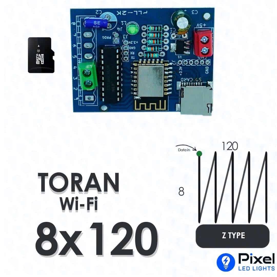 PLL2000 Wi-Fi Controller – 8×120 Toran (Z Type) With 4GB SD Card