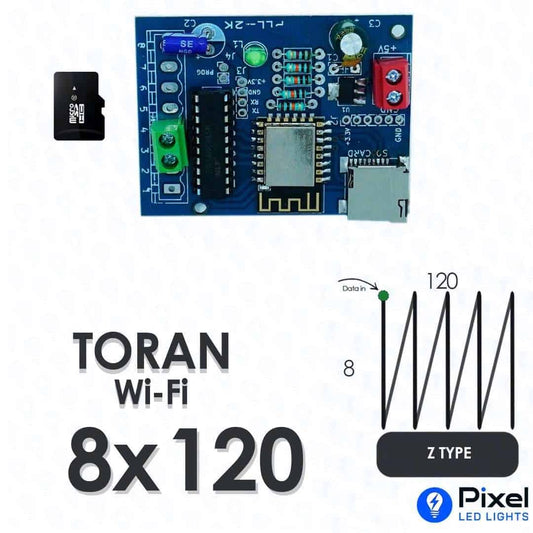 PLL2000 Wi-Fi Controller – 8×120 Toran (Z Type) With 4GB SD Card
