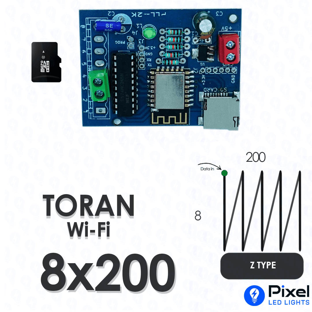PLL2000 Wi-Fi Controller – 8×200 Toran (Z Type) With 4GB SD Card